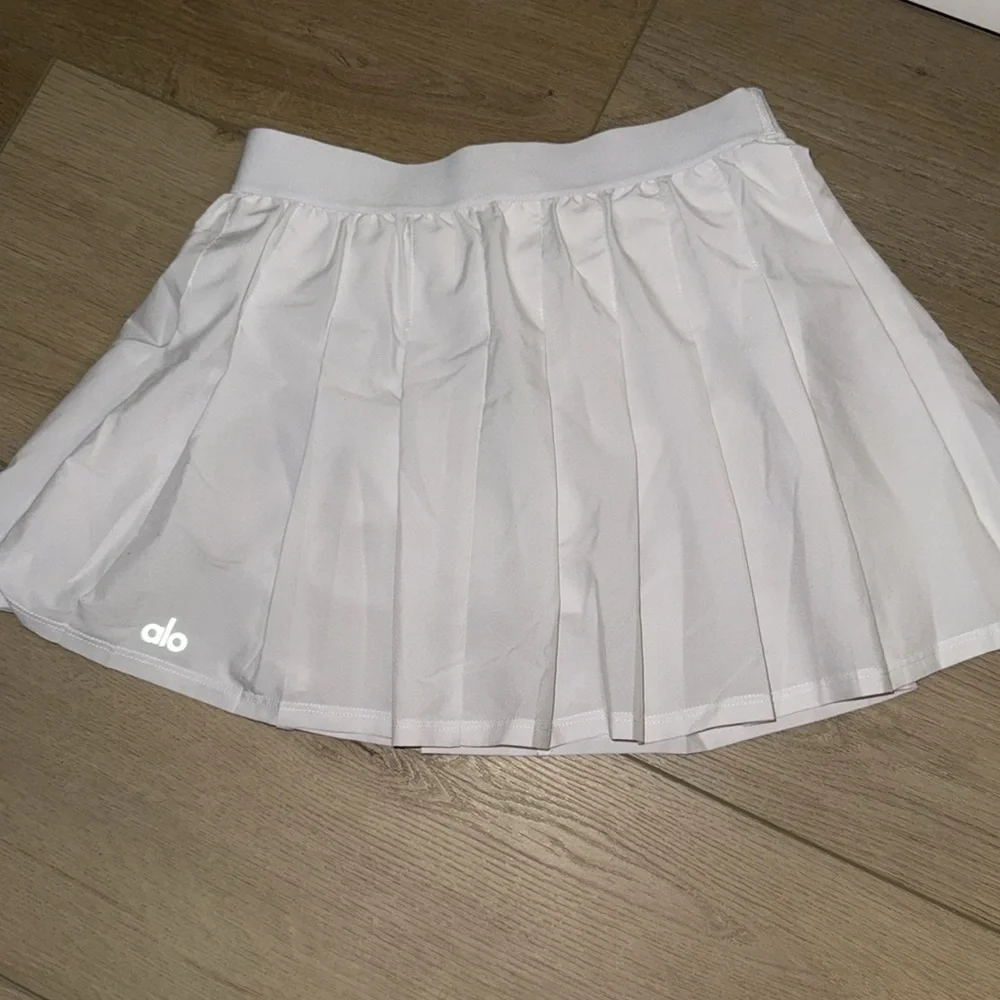 Alo pleated tennis skirt